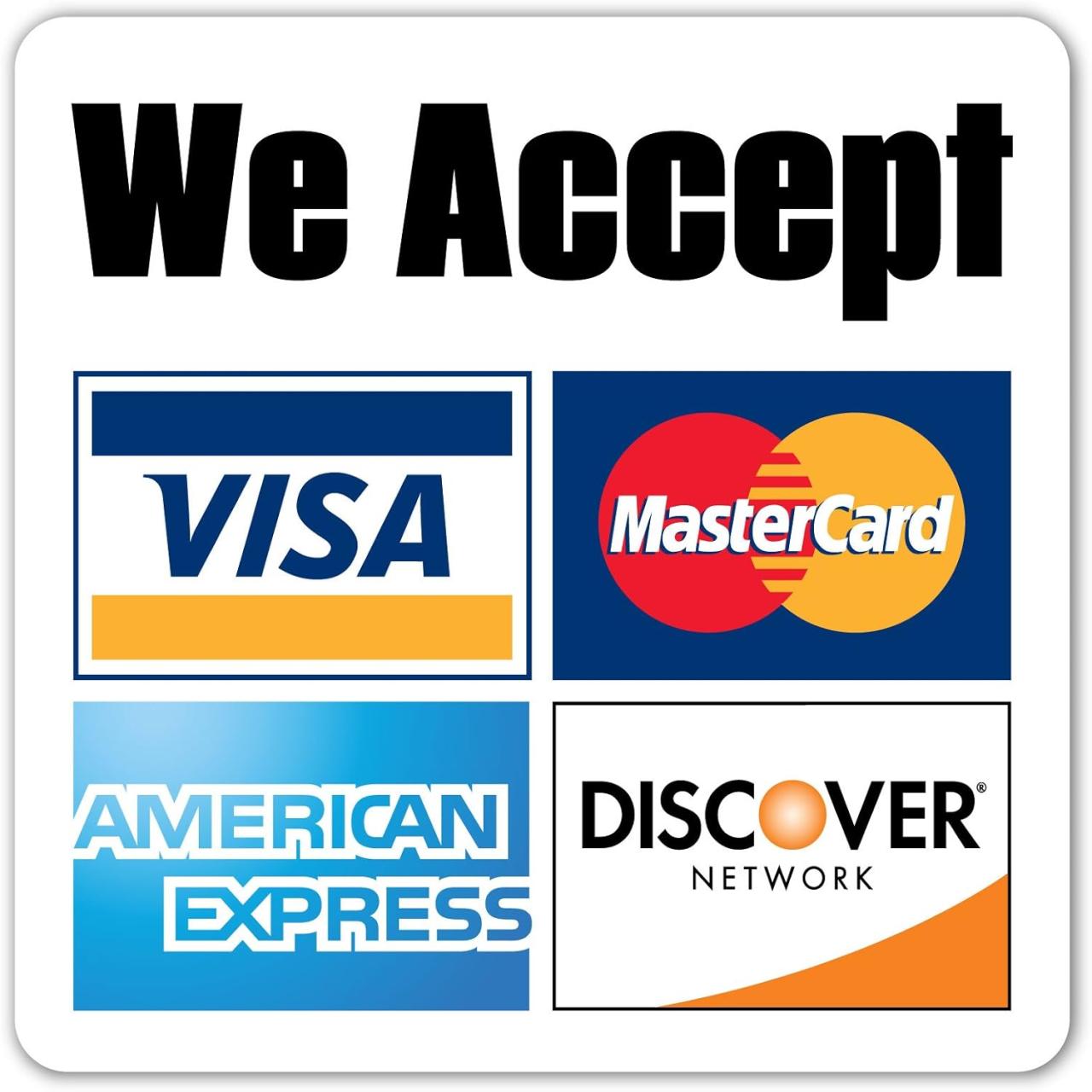 Sign accept visa mastercard symbol nhep payment zoom