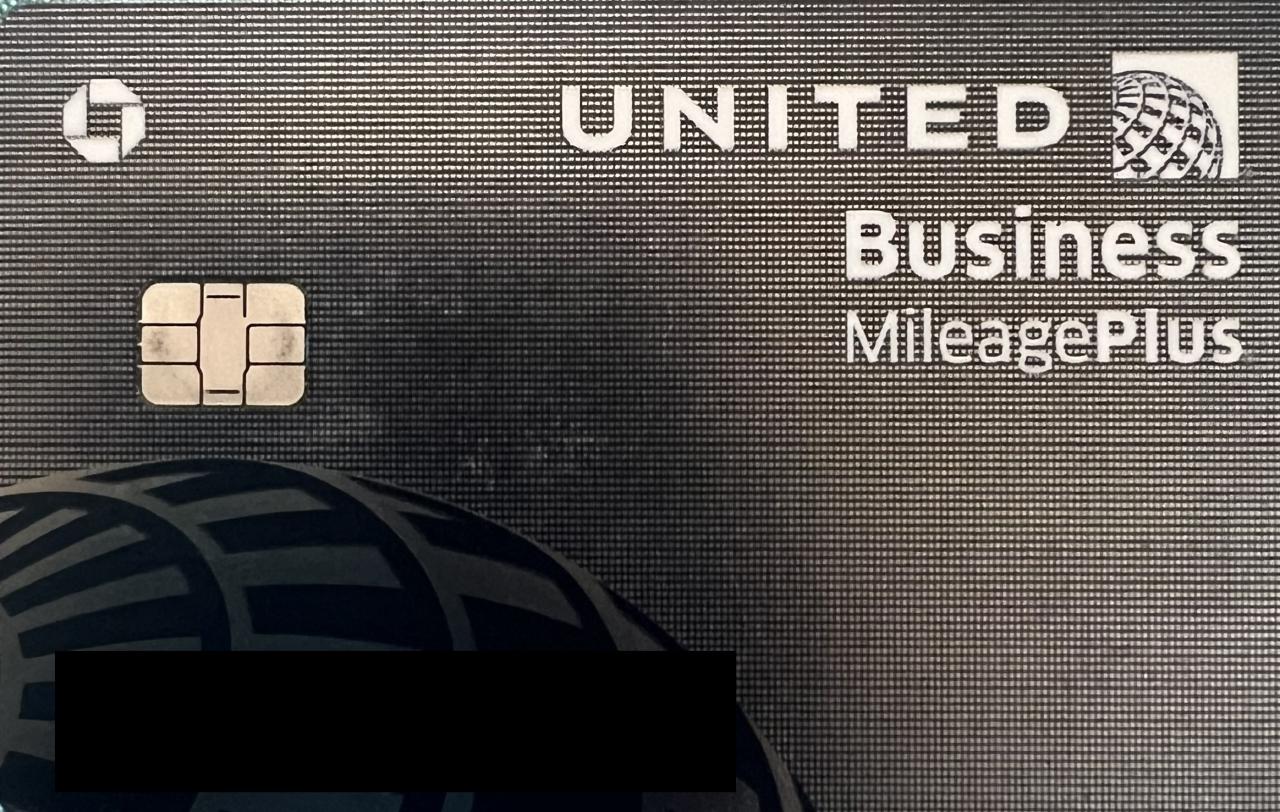 United mileageplus business credit card