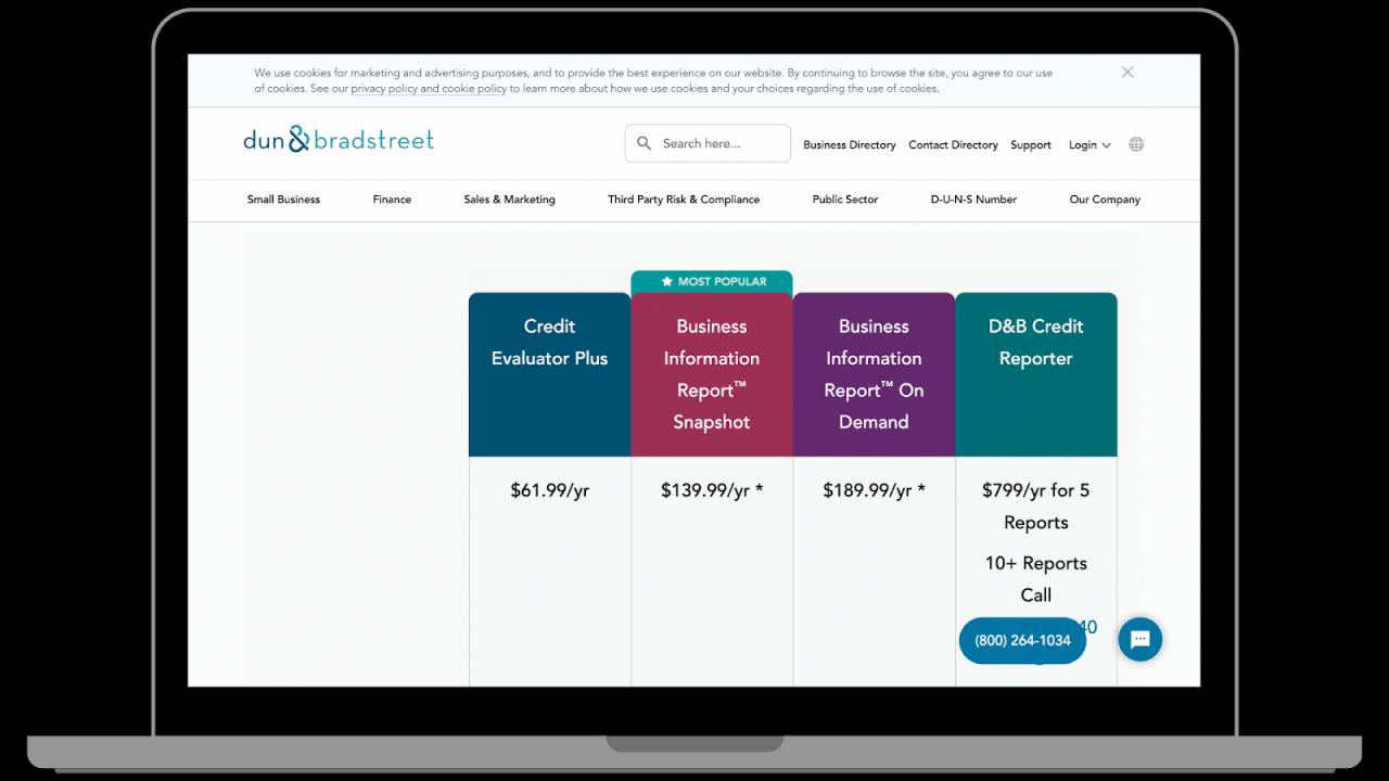 Quill business credit application