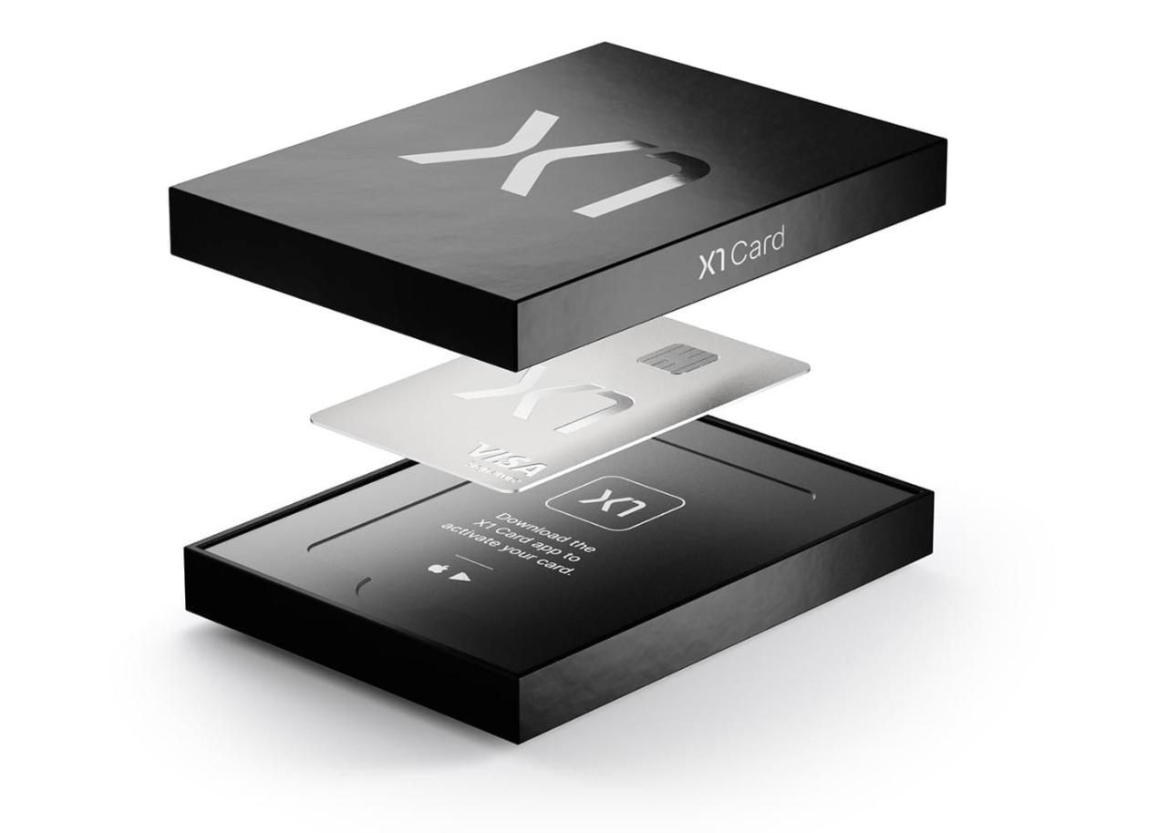 X1 business credit card