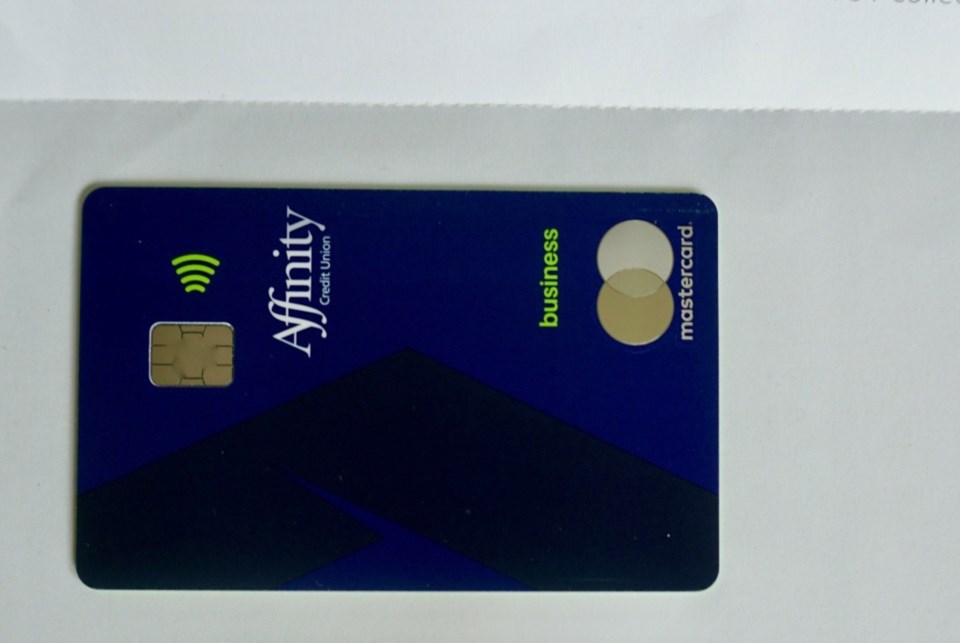 Affinity business credit card