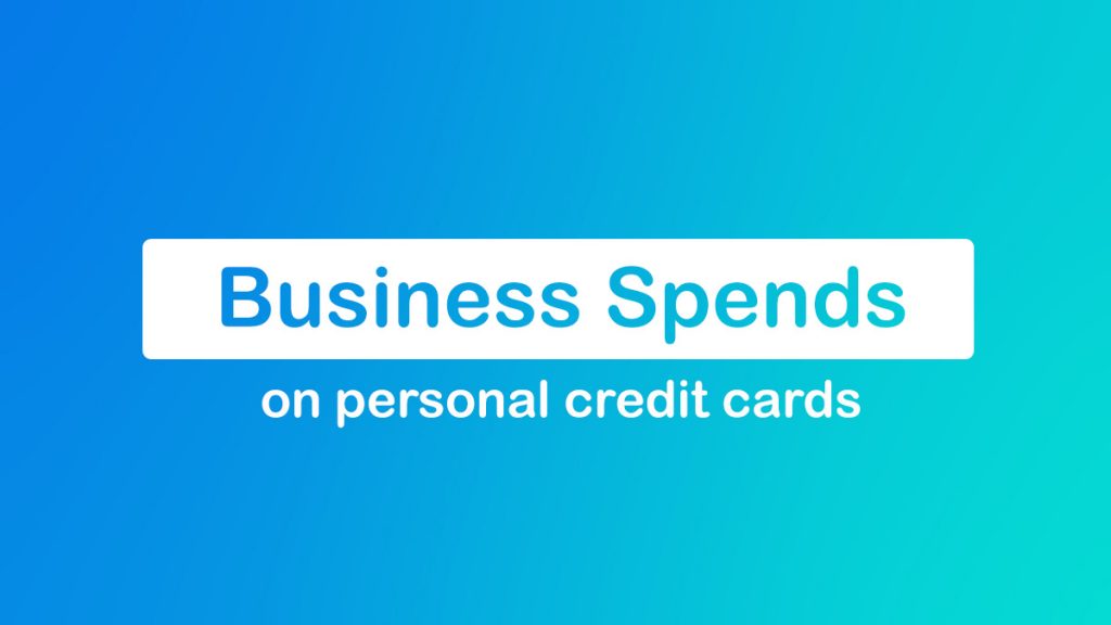 Paying business expenses with personal credit card