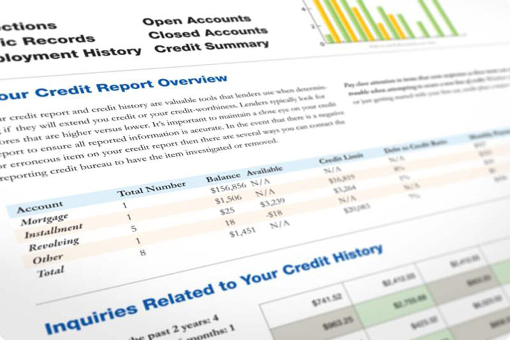 Pull credit report for business