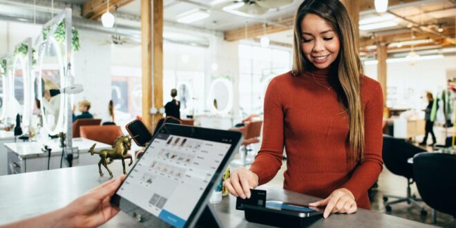 Small business taking credit cards