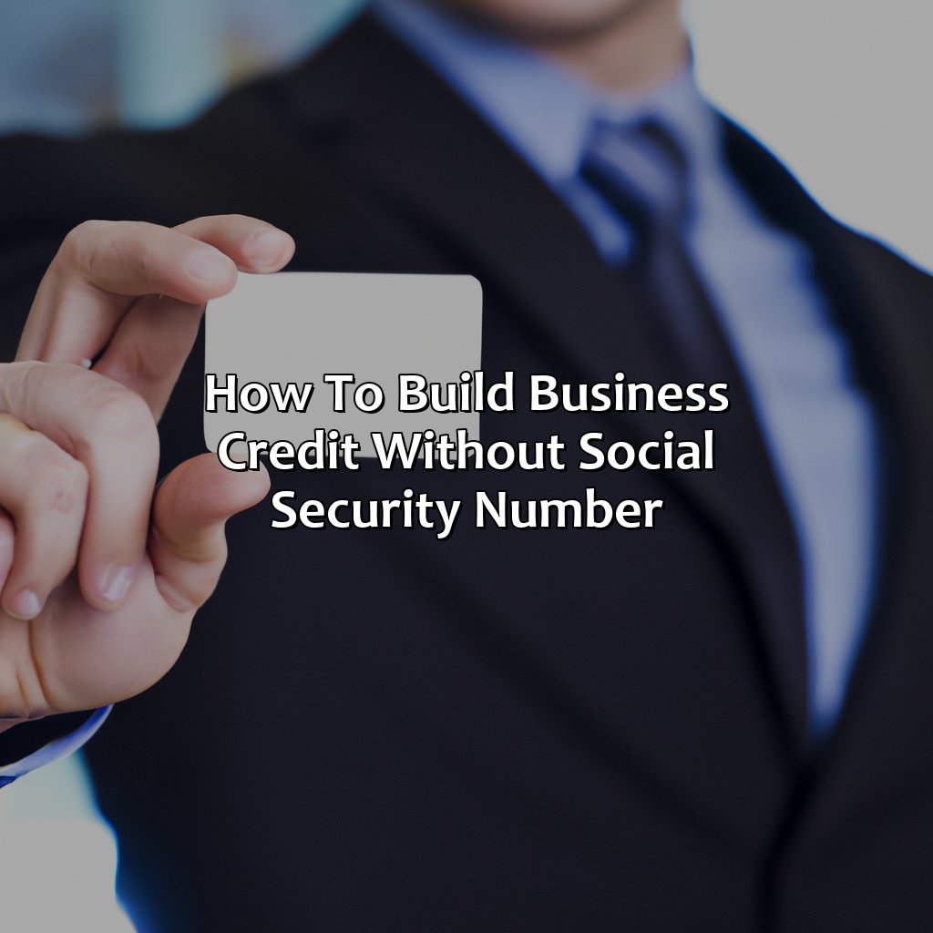 No ssn business credit card