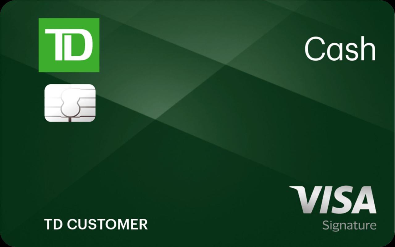 Td credit card business