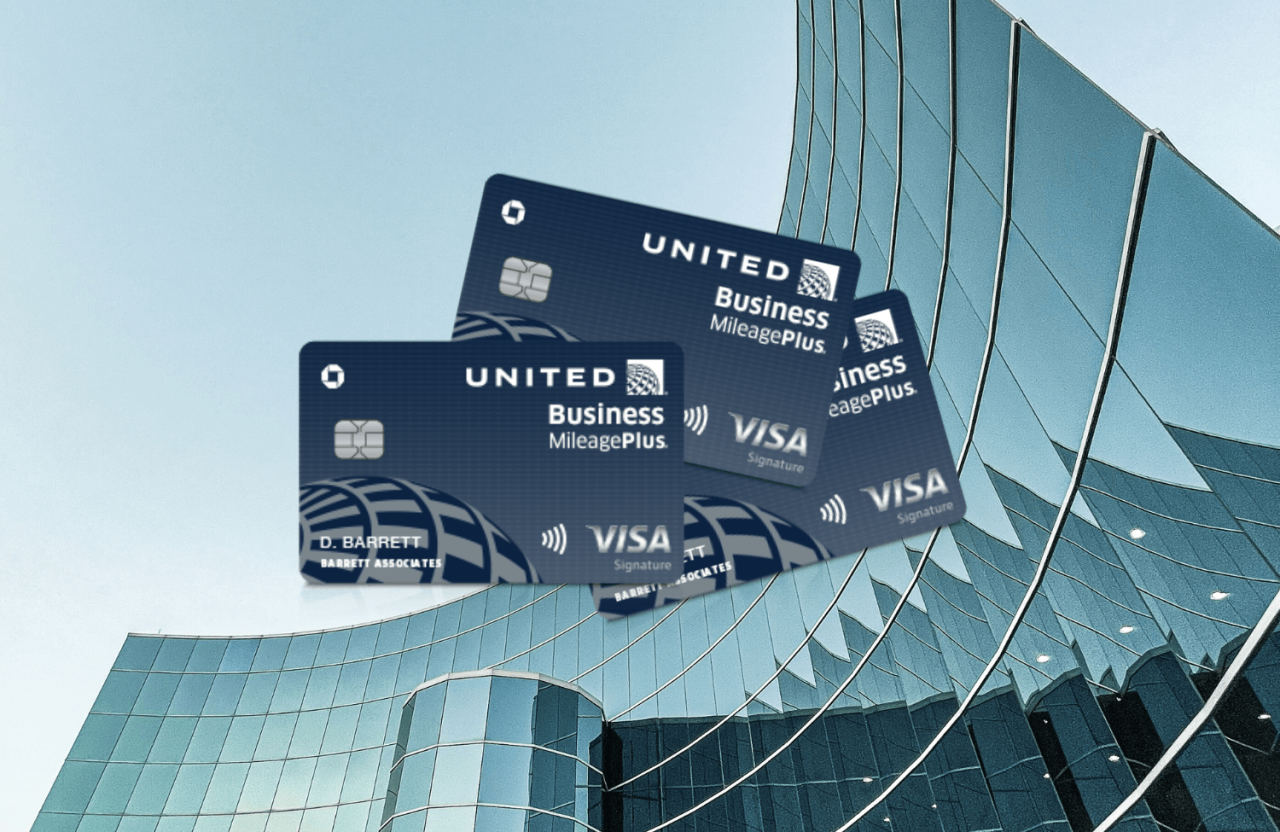 United business credit card 100k