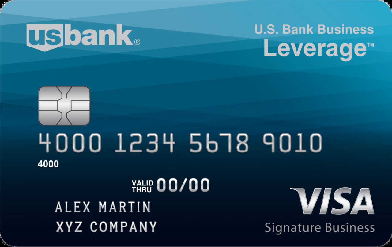 Us bank visa business credit card