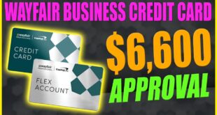 Wayfair business credit card application