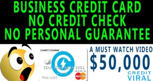 Credit card for business without personal guarantee