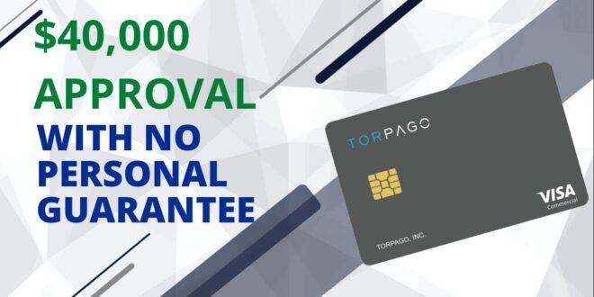 Torpago business credit card application