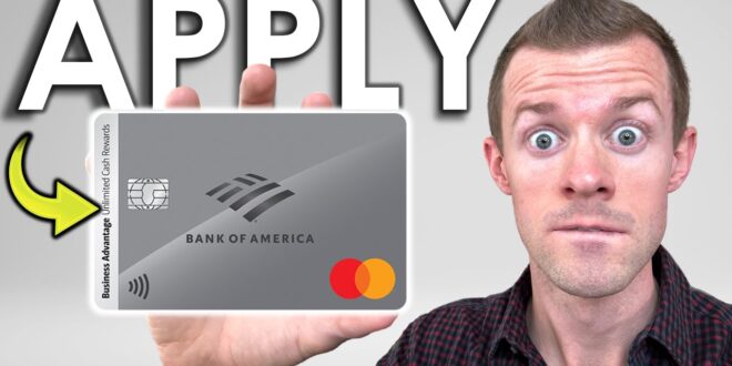 Apply for business credit card bank of america