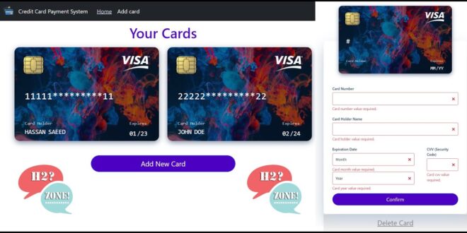 Set up credit card payment for business