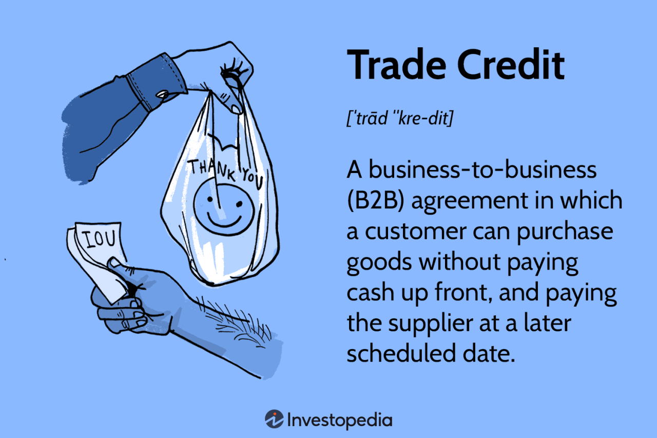 Trade credit for small businesses