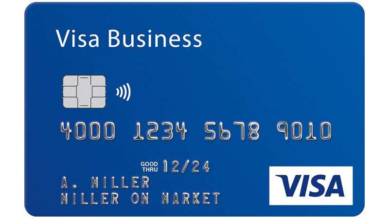 Visa business credit card application